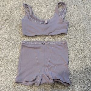 Skims Lavender Intimate Set